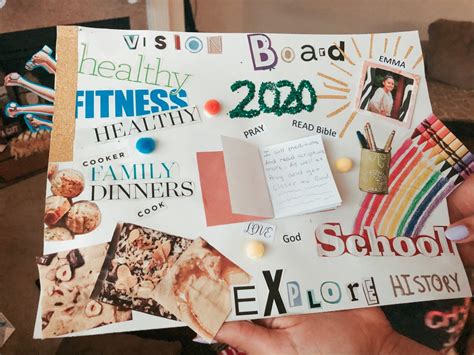 1 . . Vision board examples for students
